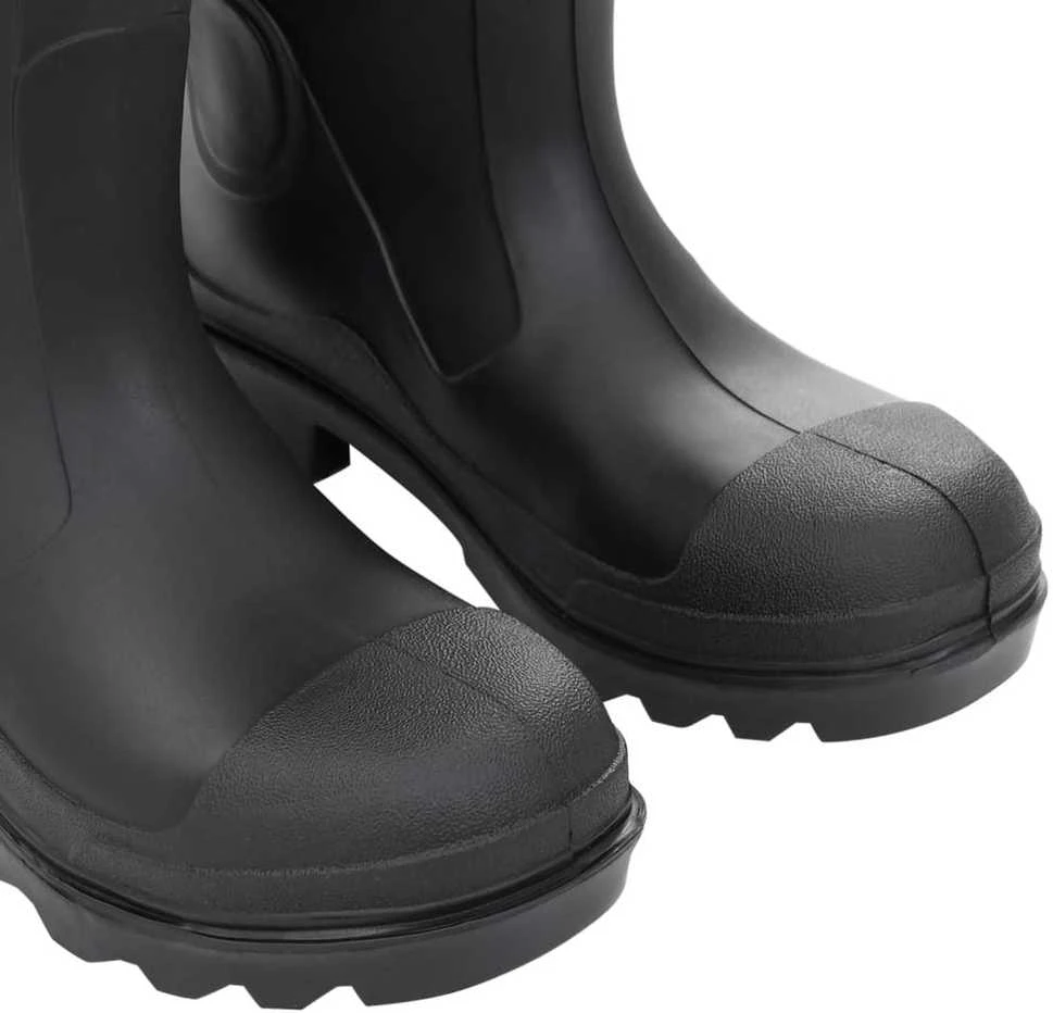 Guminiai batai, juodos spalvos, PVC, 38 dydžio