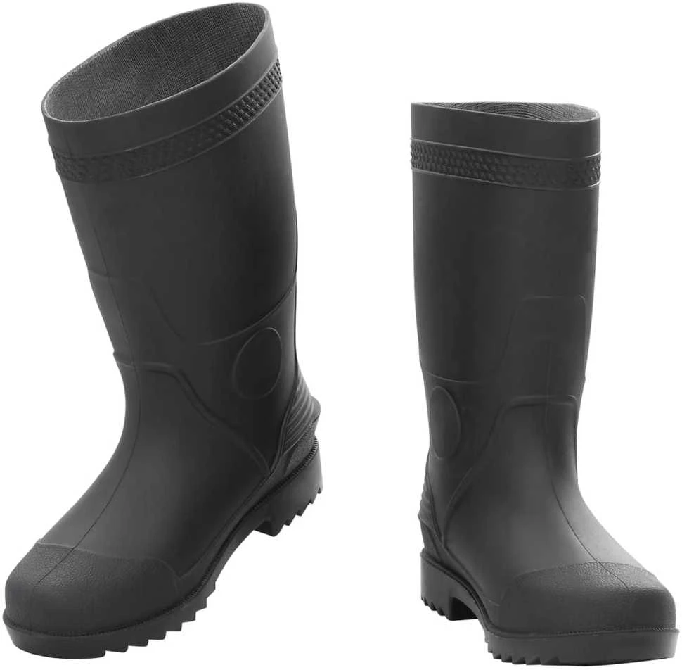 Guminiai batai, juodos spalvos, PVC, 38 dydžio