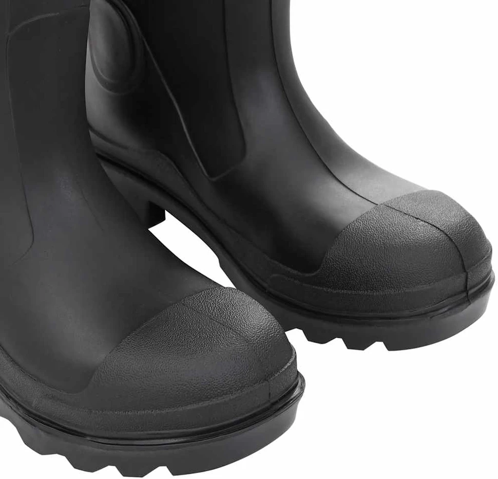 Guminiai batai, juodos spalvos, PVC, 38 dydžio