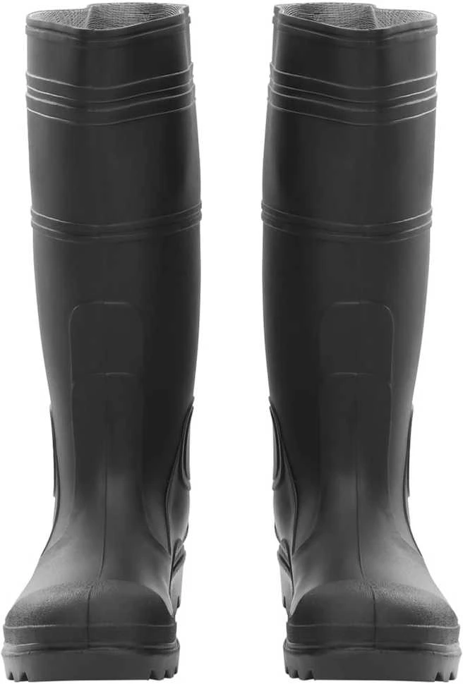 Guminiai batai, juodos spalvos, PVC, 38 dydžio