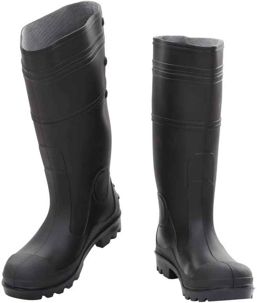 Guminiai batai, juodos spalvos, PVC, 39 dydžio