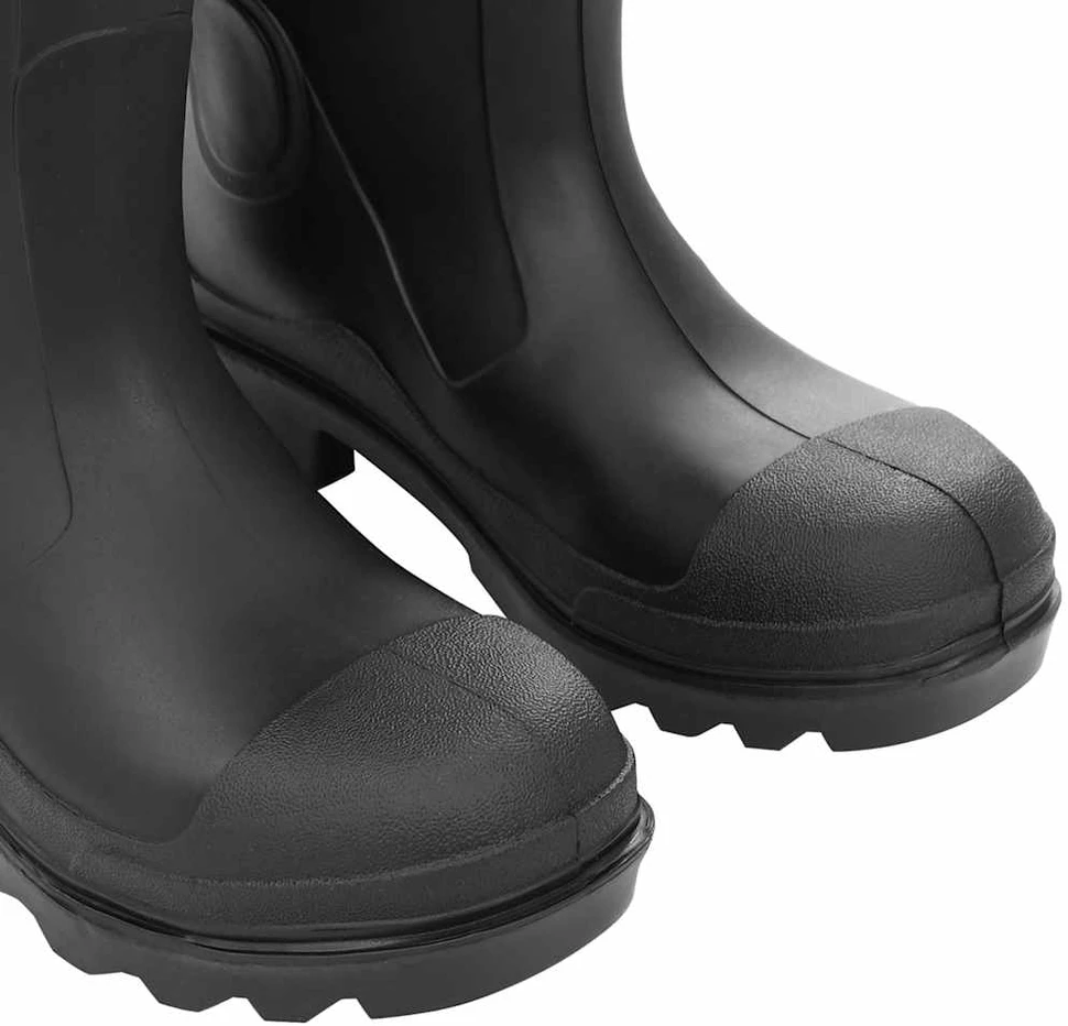Guminiai batai, juodos spalvos, PVC, 40 dydžio