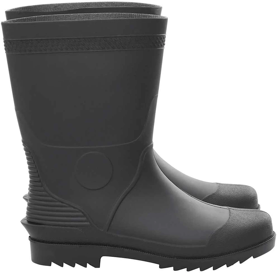 Guminiai batai, juodos spalvos, PVC, 46 dydžio