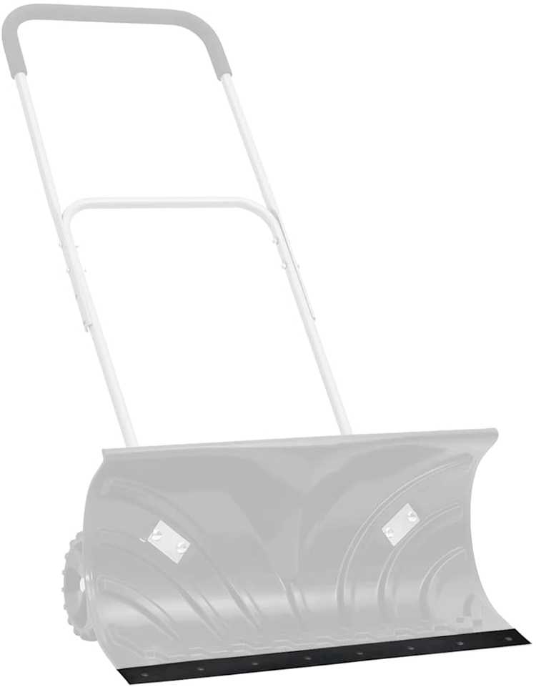 Guminis kraštas sniego valytuvui juoda 250x10x1 cm