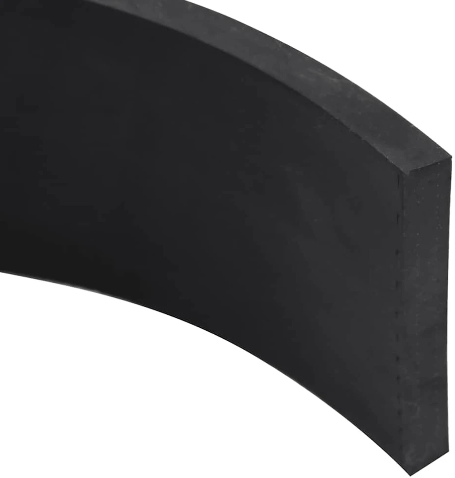 Guminis kraštas sniego valytuvui juoda 250x10x1 cm