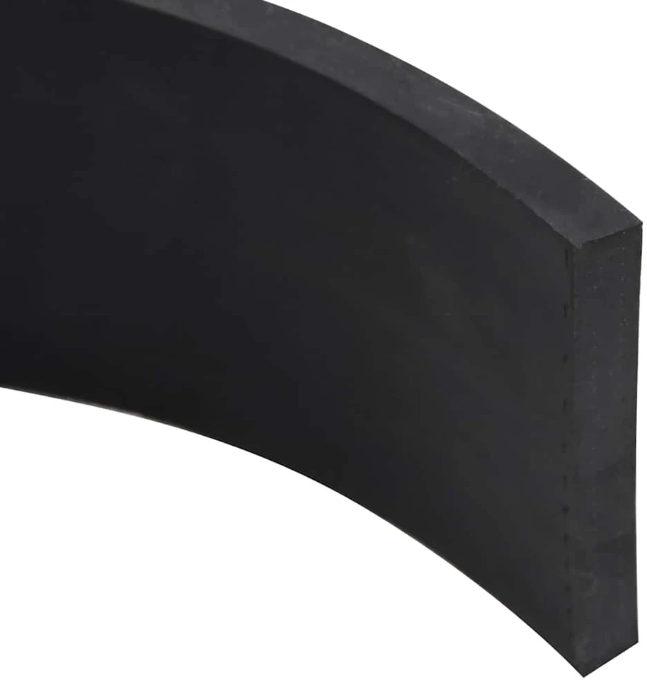 Guminis kraštas sniego valytuvui juoda 250x8x1 cm
