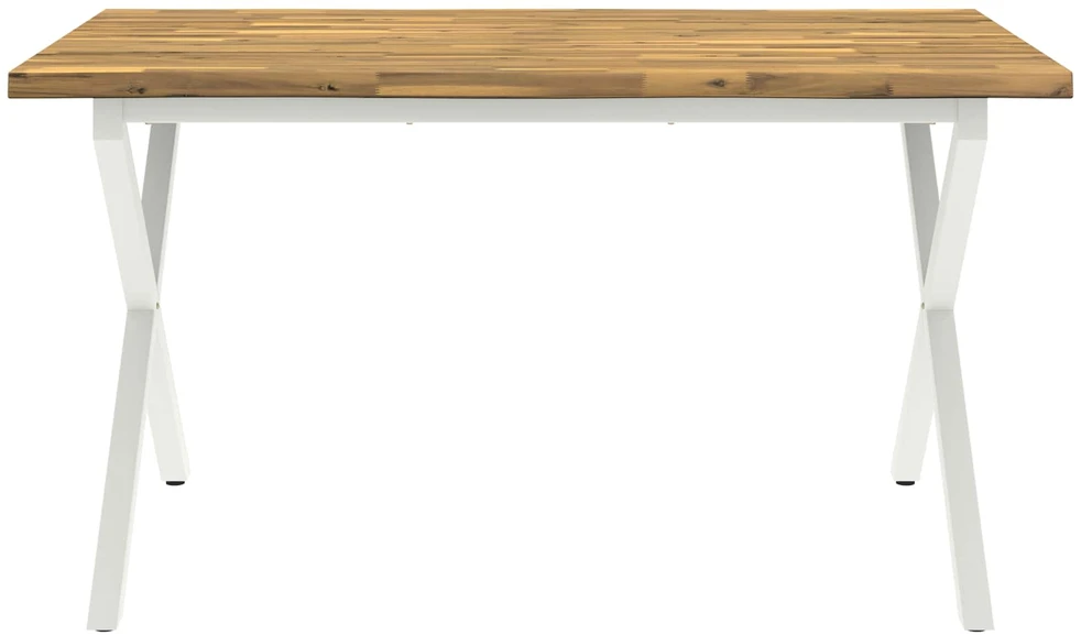 Gyvas kraštas valgomojo stalas 140 x 70 x 75 cm