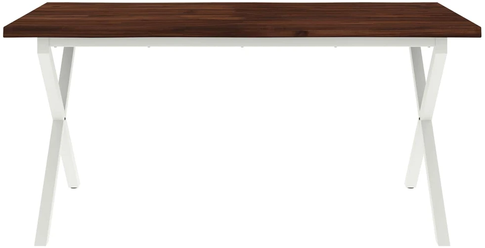 Gyvas kraštas valgomojo stalas 140 x 90 x 75 cm