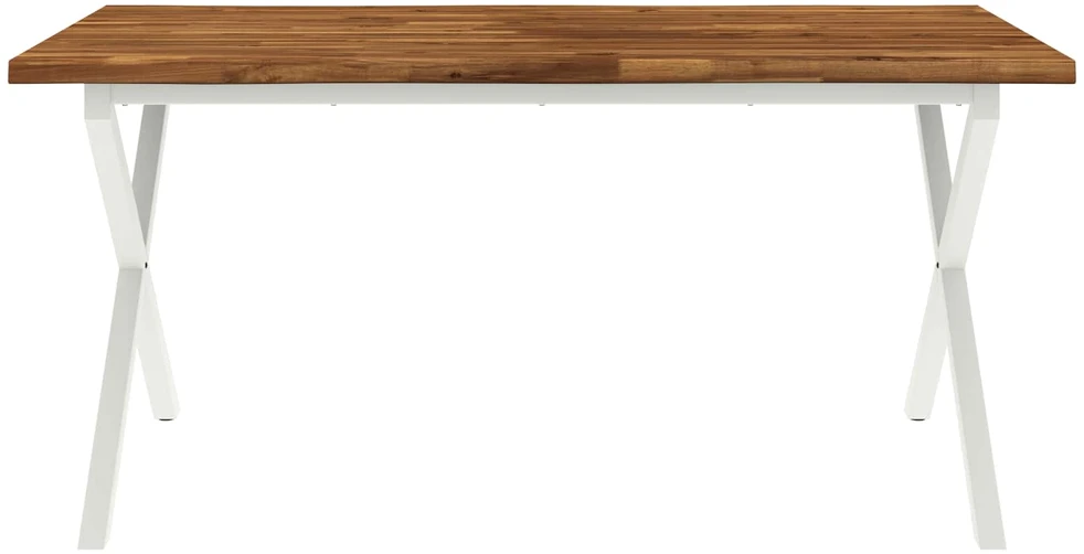 Gyvas kraštas valgomojo stalas 140 x 90 x 75 cm