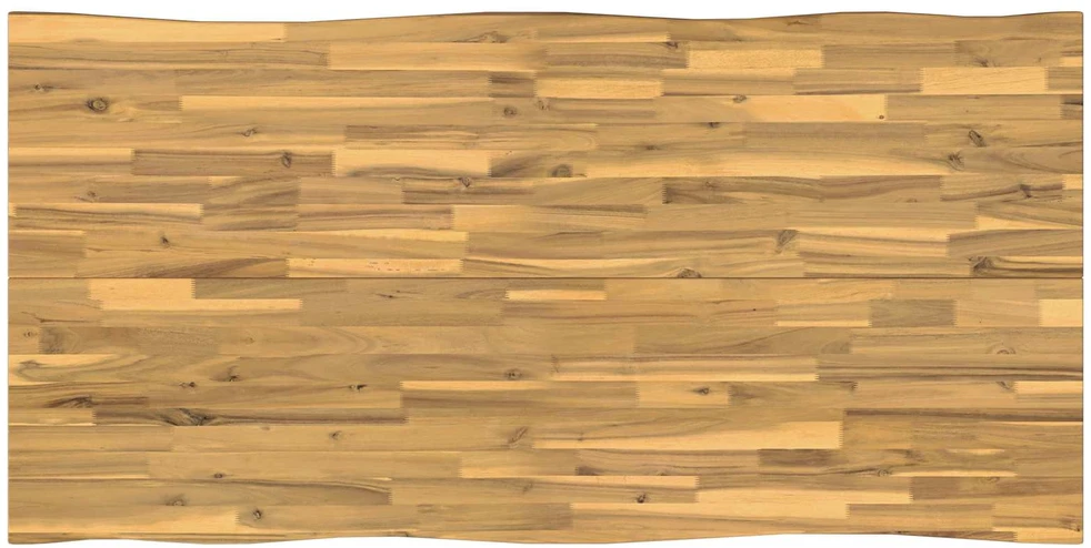 Gyvas kraštas valgomojo stalas 160 x 80 x 75 cm