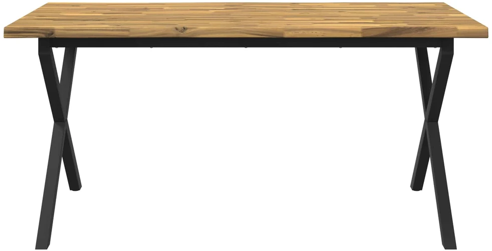 Gyvas kraštas valgomojo stalas 160 x 80 x 75 cm