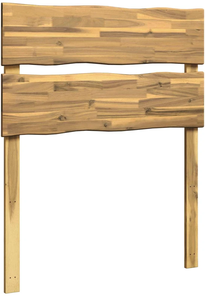 Gyvos kraštinės lovos galvūgalis ROSTOCK Balta 90 cm