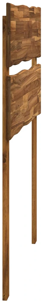 Gyvos kraštinės lovos galvūgalis ROSTOCK Natūrali 90 cm