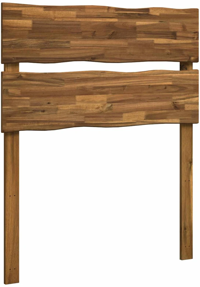 Gyvos kraštinės lovos galvūgalis ROSTOCK Natūrali 90 cm