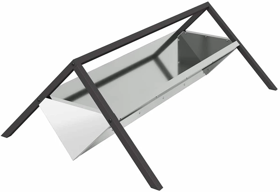 Gyvulių pašarų lova Sidabrinė 111 x 76 x 38 cm 10 kg