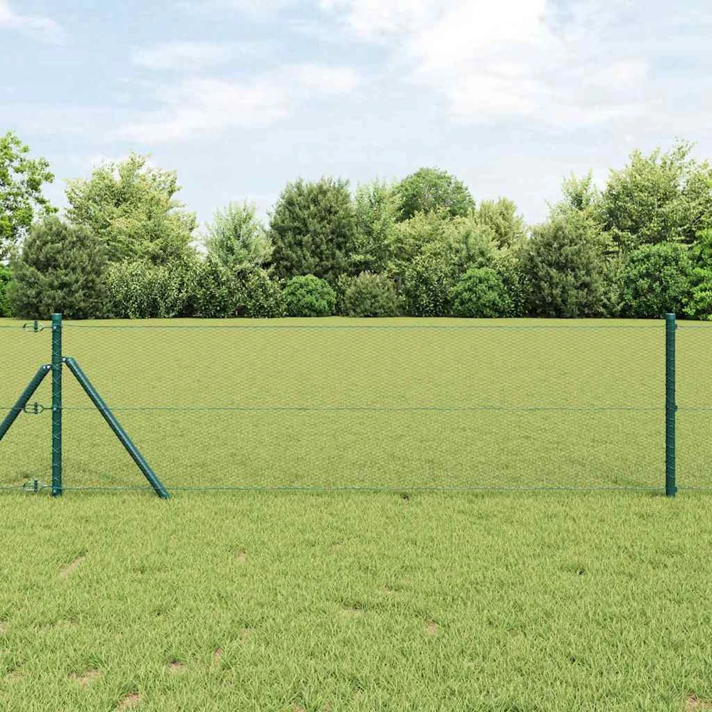 Heksagonalinė tvoros tvirtinimo sistema 50 x 0,4 m Žalia