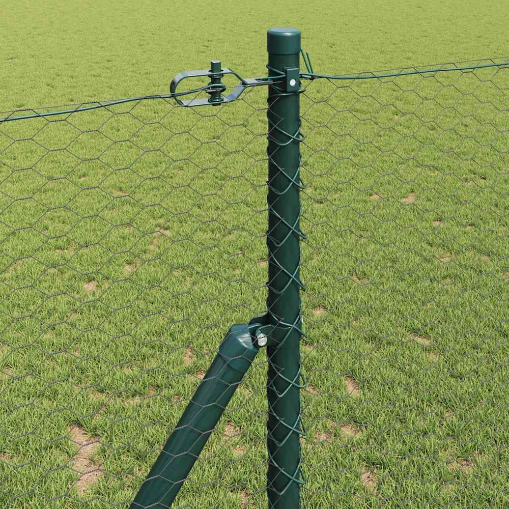 Heksagonalinė tvoros tvirtinimo sistema 100 x 1 m Pilka
