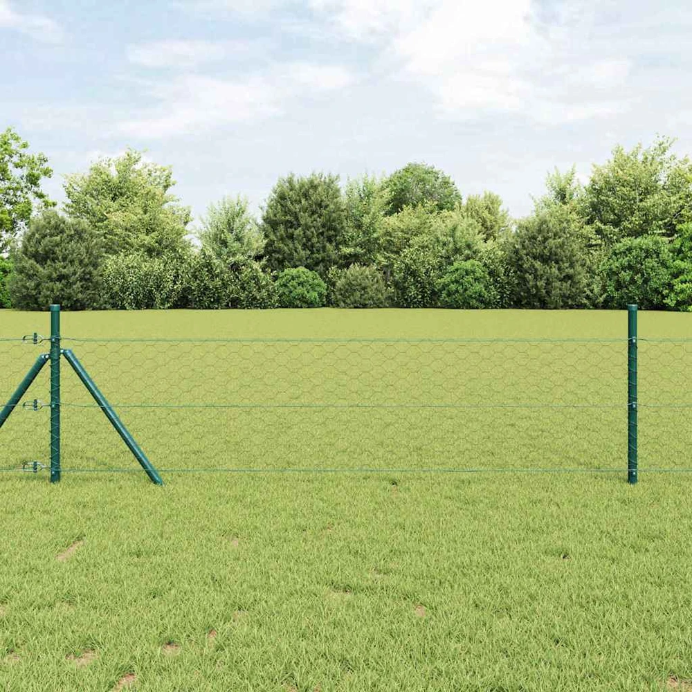 Heksagonalinė tvoros tvirtinimo sistema 50 x 0,5 m Pilka
