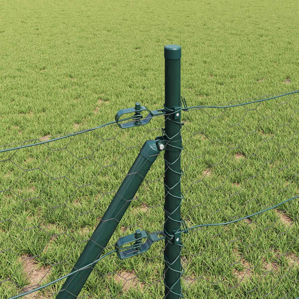 Heksagonalinė tvoros tvirtinimo sistema 50 x 0,4 m Pilka