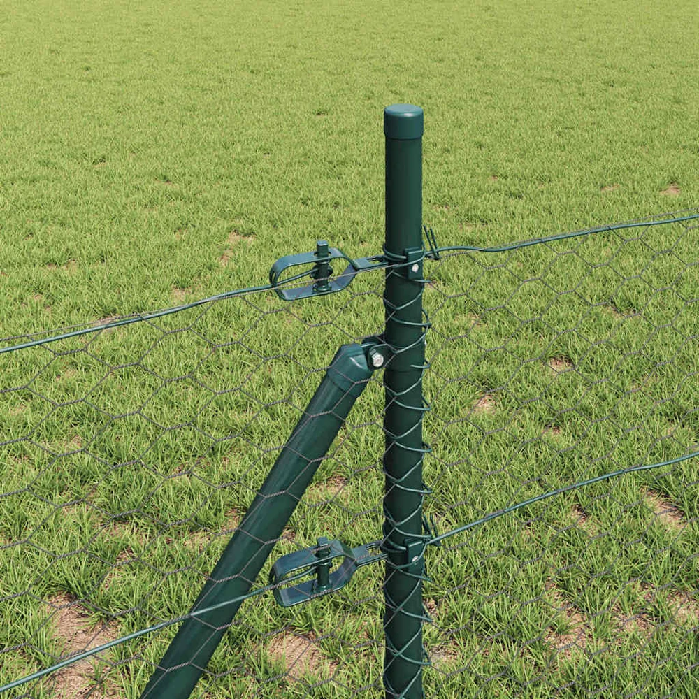 Heksagonalinė tvoros tvirtinimo sistema 100 x 0,4 m Pilka