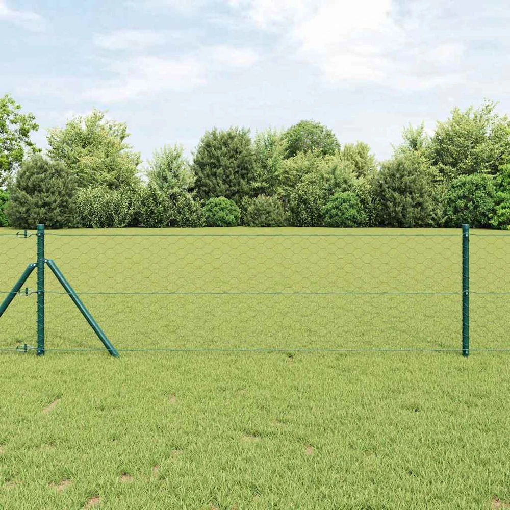 Heksagonalinė tvoros tvirtinimo sistema 50 x 0,6 m Pilka
