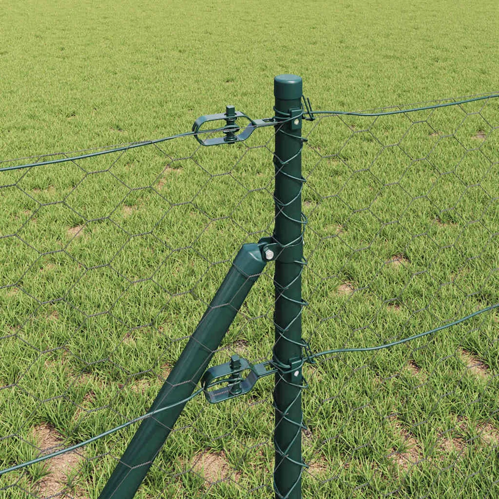 Heksagonalinė tvoros tvirtinimo sistema 50 x 0,6 m Pilka