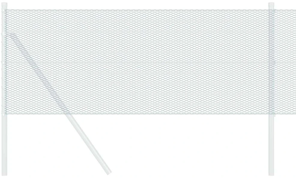 Heksagoninė tvora 0,6 x 25 m PVC Žalia