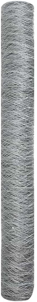 Heksagoninė tvora 1 x 10 m Galvanizuotas plienas Sidabrinė