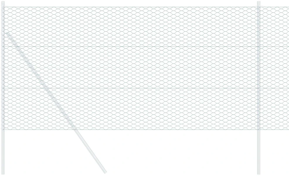 Heksagoninė tvora 1,4 x 10 m PVC Žalia