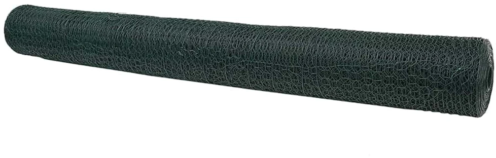 Heksagoninė tvora 1,4 x 50 m PVC Žalia