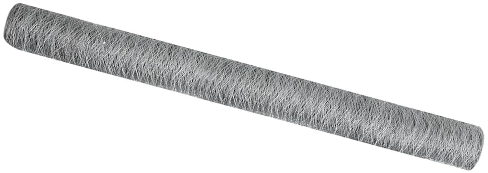 Heksagoninė tvora 1,5 x 50 m Galvanizuotas plienas Sidabrinė