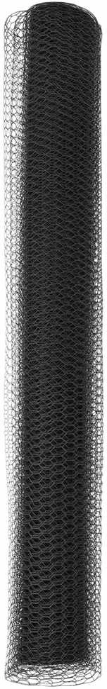 Heksagoninė tvora 1,2 x 10 m PVC Pilka