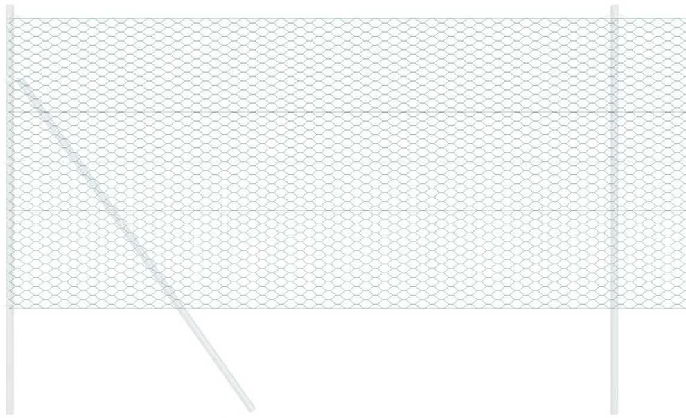 Heksagoninė tvora 1,4 x 10 m PVC Žalia
