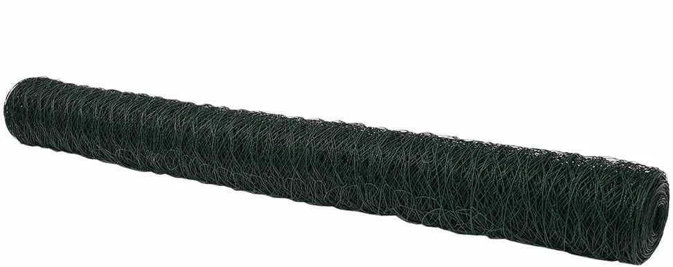 Heksagoninė tvora 1,6 x 50 m PVC Žalia