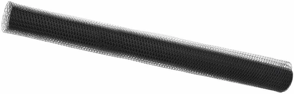 Heksagoninė tvora 1,6 x 10 m PVC Pilka