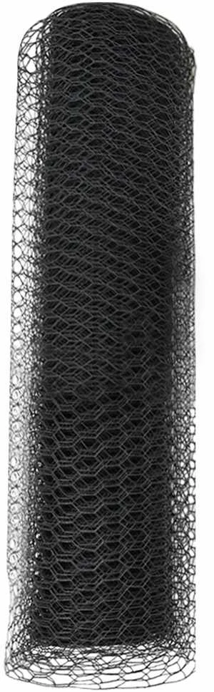 Heksagoninė tvora 0,6 x 50 m PVC Pilka