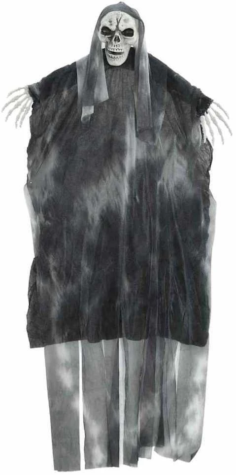 Helovino Kabančios Ghost 3 vnt. Juoda 66 x 110 cm Poliesteris
