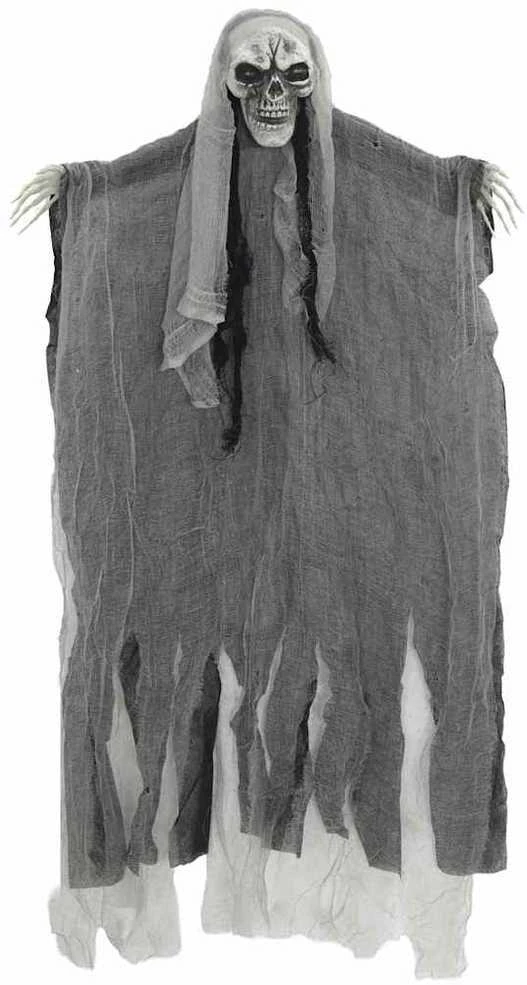 Helovino Kabančios Ghost 3 vnt. Juoda 66 x 110 cm Poliesteris
