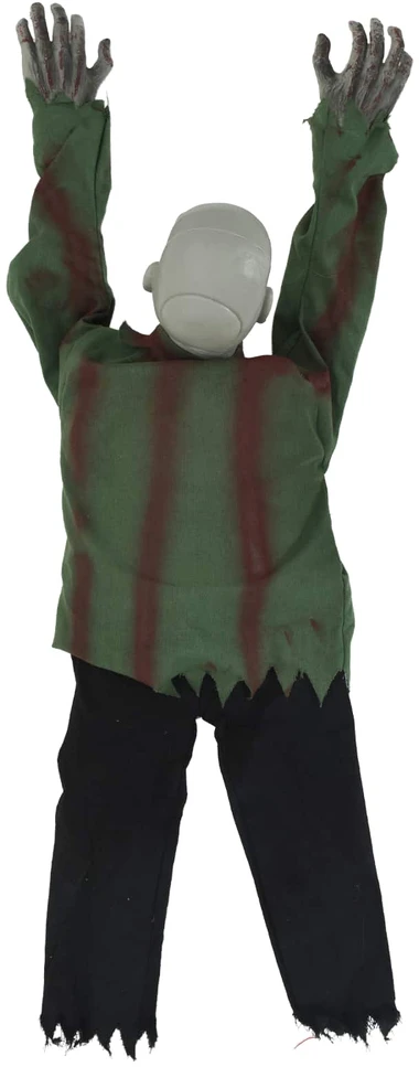 Helovino ropojantis zombis SPOOKA Žalia 110 x 50 x 21 cm