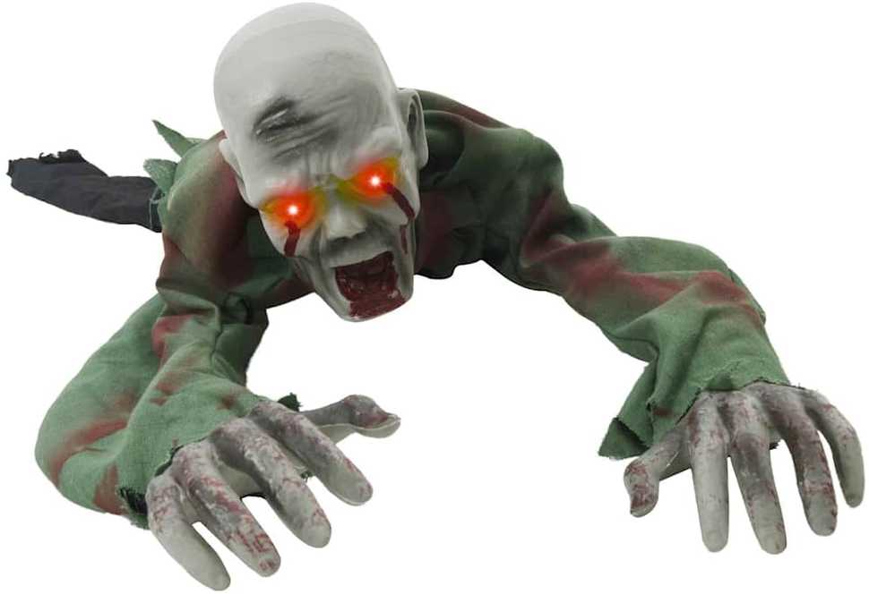 Helovino dekoracija zombis SPOOKA Žalia 110 x 50 x 21 cm