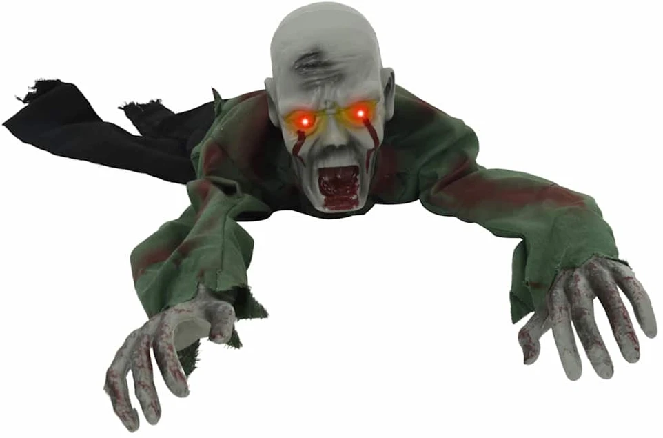 Helovino dekoracija zombis SPOOKA Žalia 110 x 50 x 21 cm