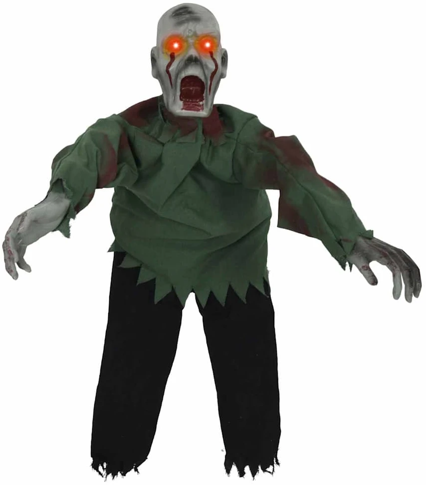 Helovino dekoracija zombis SPOOKA Žalia 110 x 50 x 21 cm