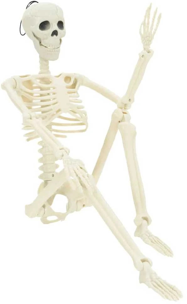 Helovino skeletas 2 vnt. Balta 85 cm PVC