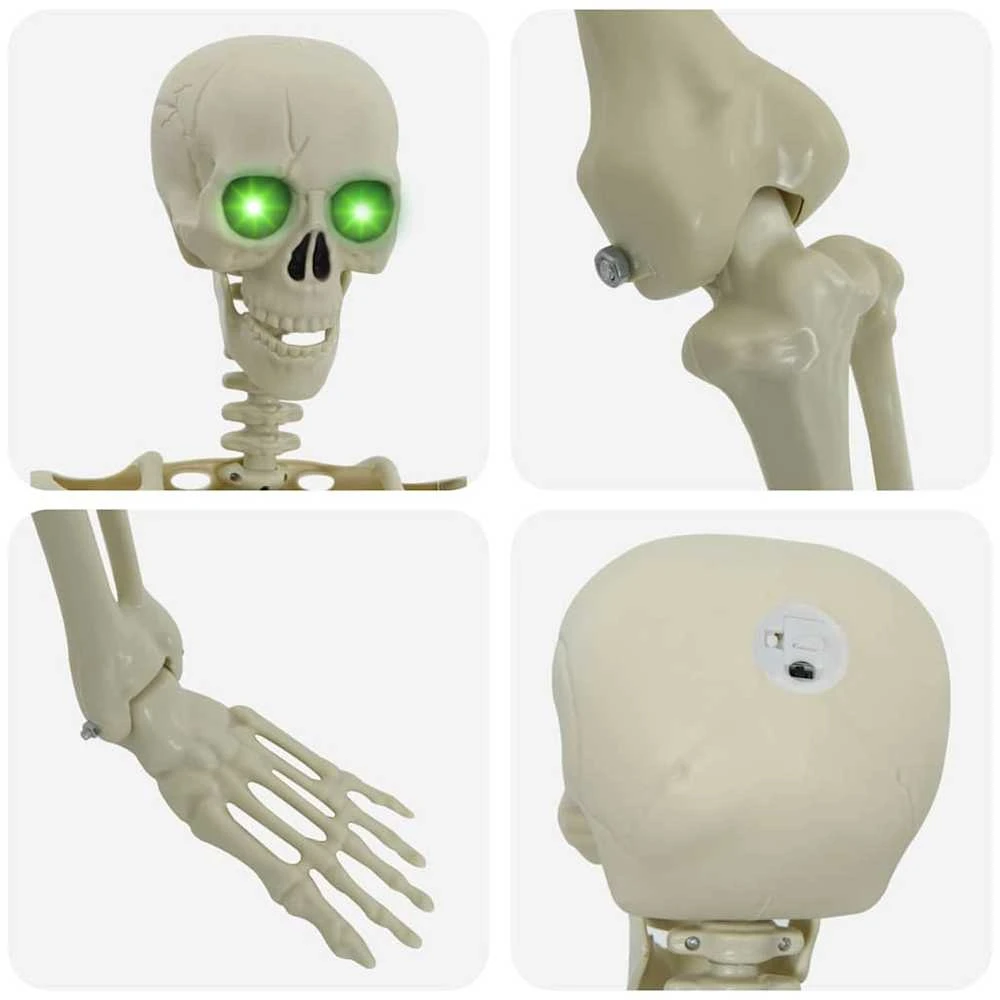 Helovino Skeleton Balta 155 x 38,5 cm Polipropilenas