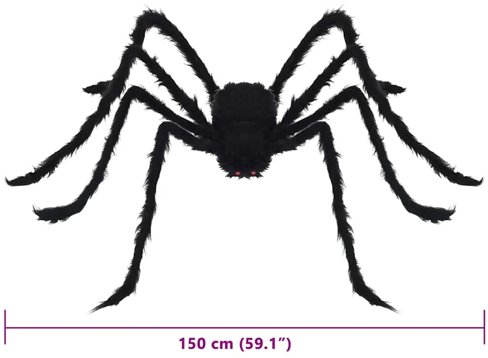 Helovino voro dekoracija 3 vnt. Juoda 150 cm