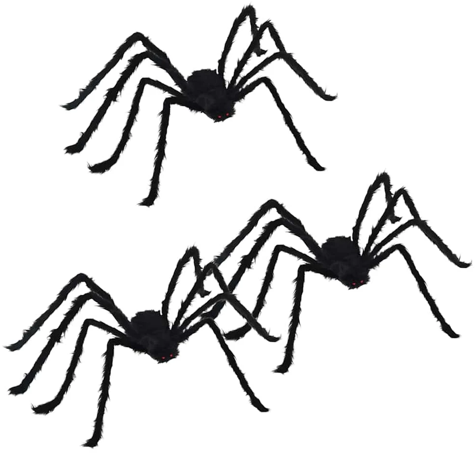Helovino voro dekoracija 3 vnt. Juoda 150 cm