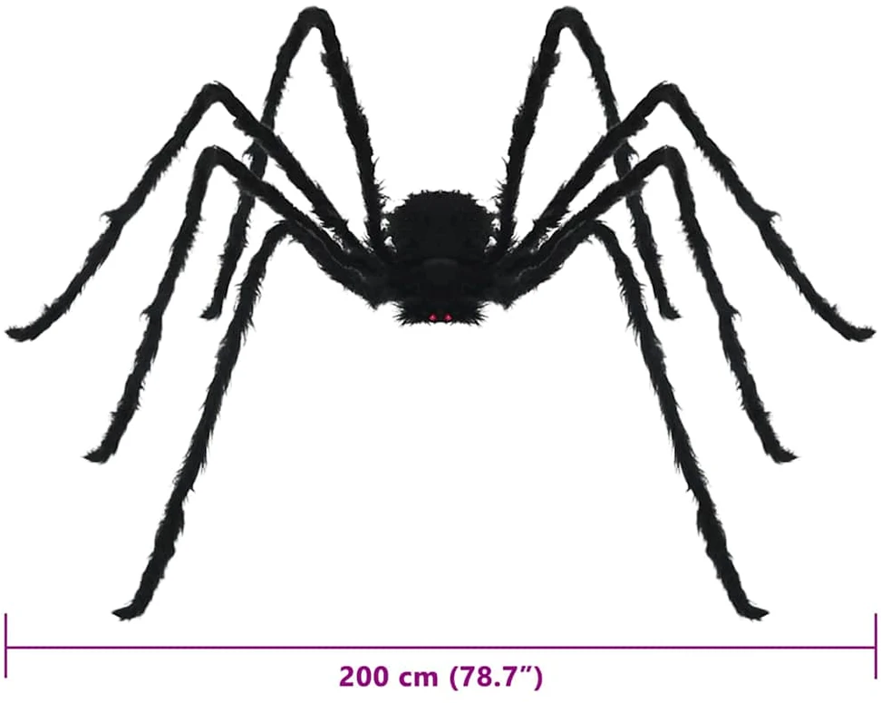Helovino voro dekoracija 3 vnt. Juoda 200 cm