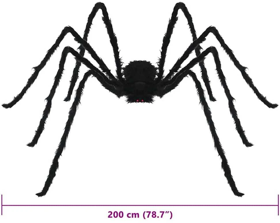 Helovino voro dekoracija 3 vnt. Juoda 200 cm