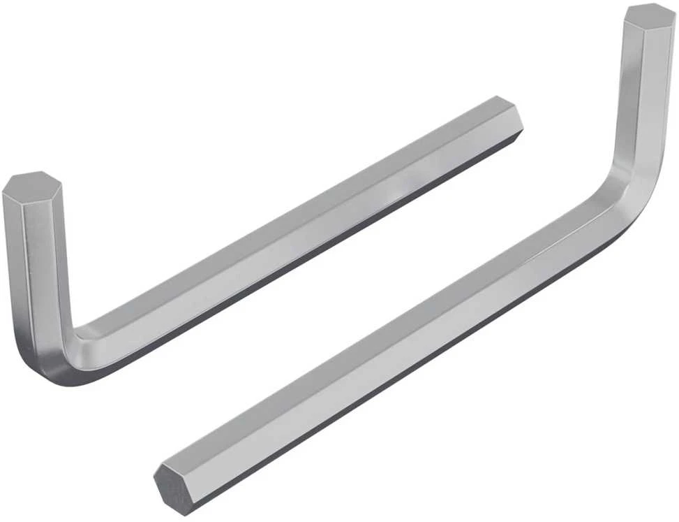 Hex rakto 2 vnt. Sidabrinė 32 x 86 mm Plienas