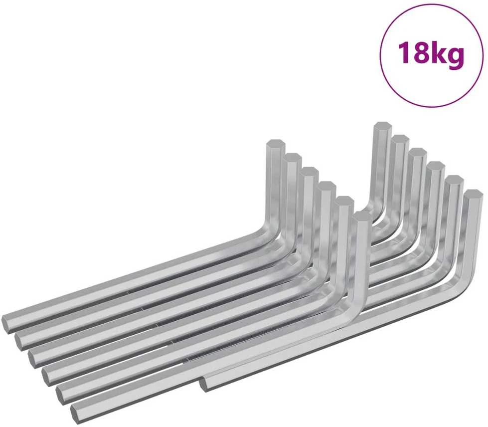 Hex rakto 2118 vnt. Sidabrinė 22 x 66 mm Plienas